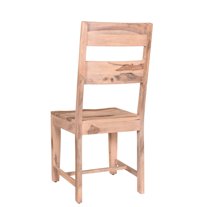 Loon Peak® Larae Solid Wood Slat Back Side Chair Wayfair